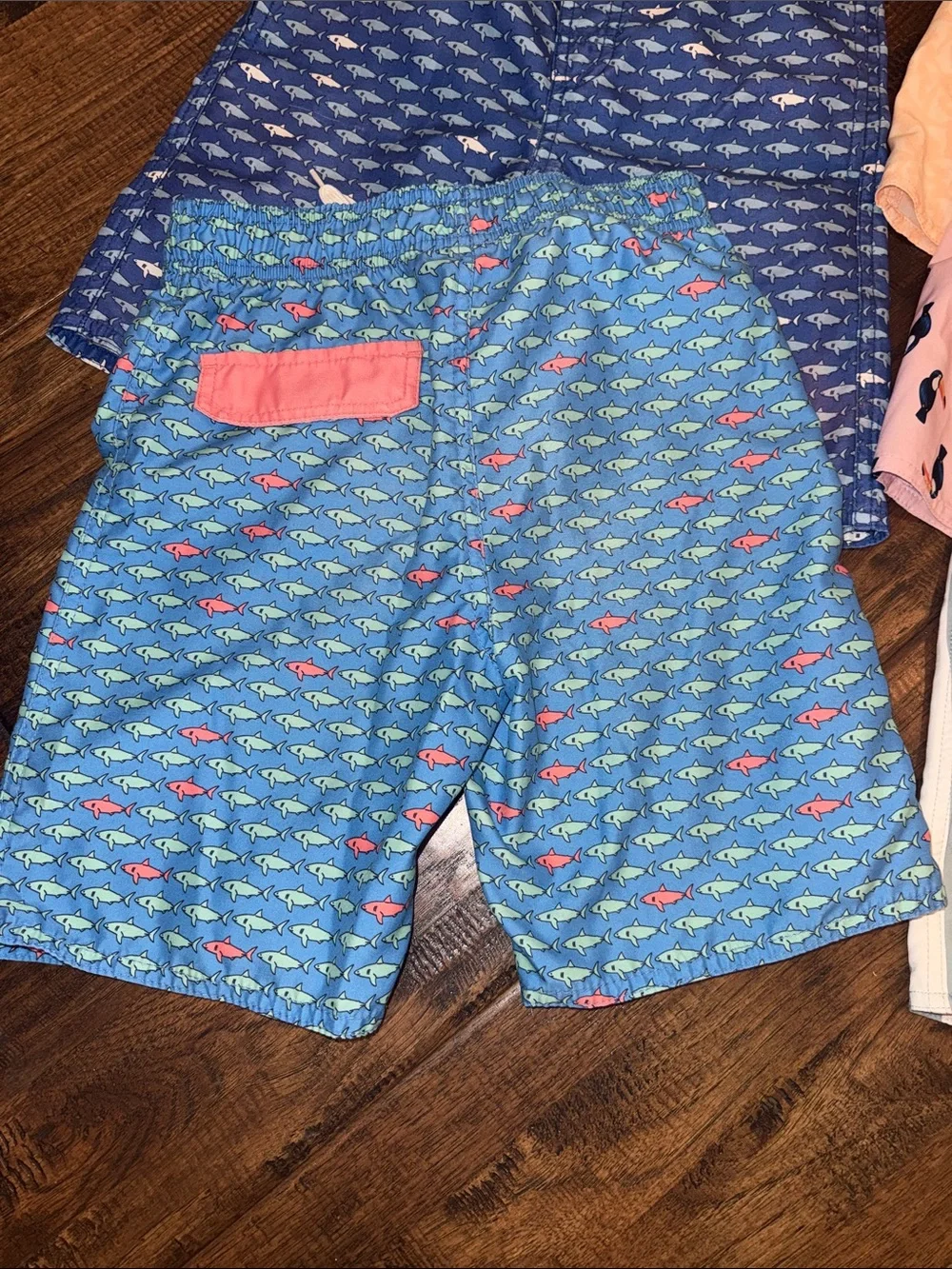 Class Club 5-Pack Boys' Swim Trunks. Size 6/7.